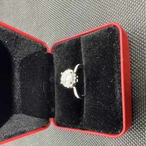 ダイヤの指輪 ダイヤモンド 鑑定書 天然ダイヤモンド1.01ct GIA証明書 AU750指輪