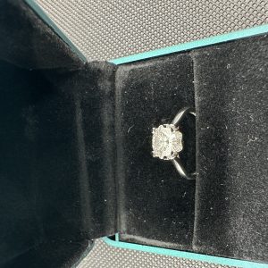 ダイヤの指輪 スイート テン 指輪 天然ダイヤモンド1.01ct GIA証明書 AU750指輪