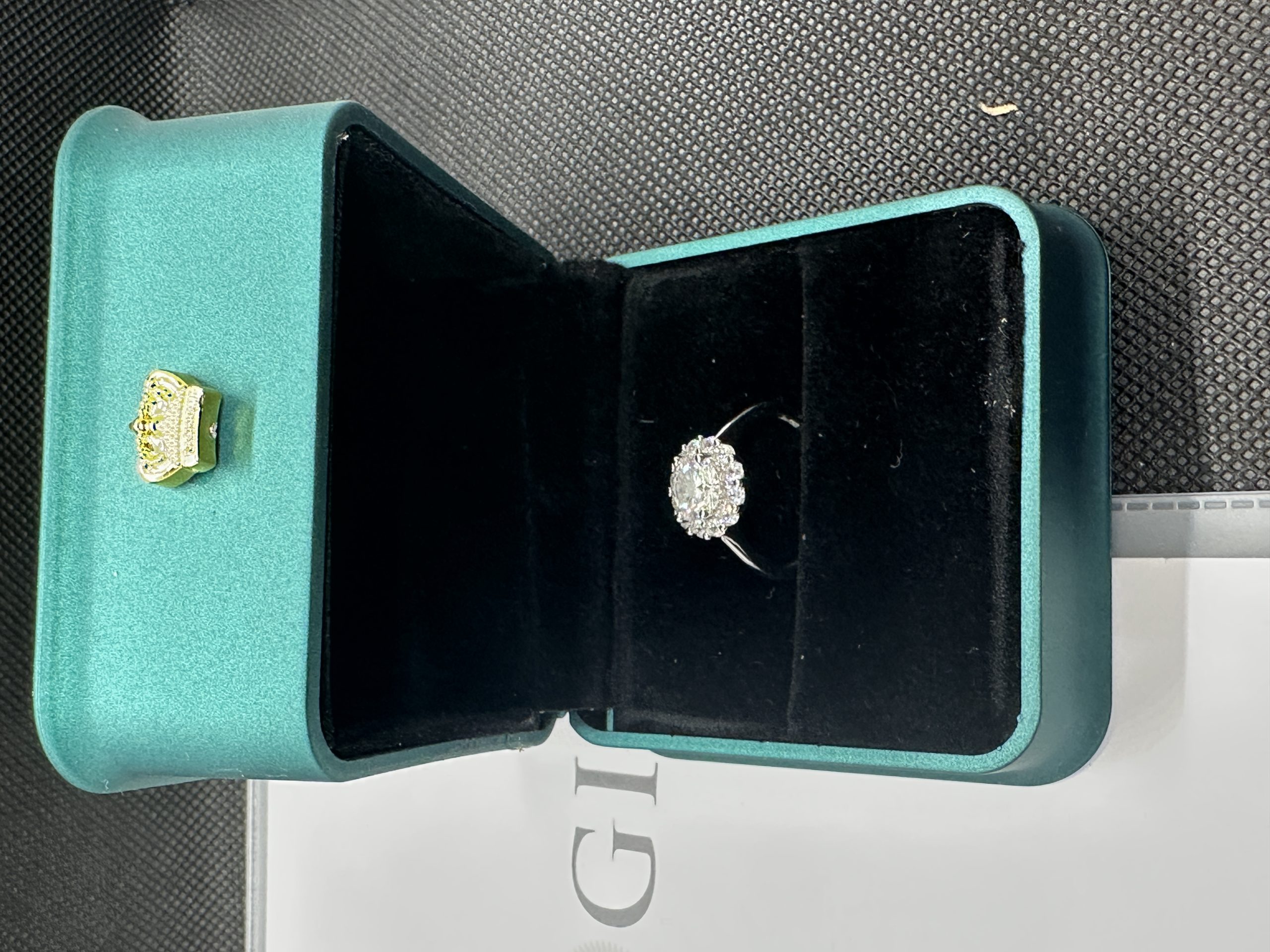 ダイヤの指輪 指輪 ダイヤ 天然ダイヤモンド1.01ct GIA証明書 AU750指輪