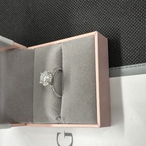 ダイヤの指輪 一 粒 ダイヤ 指輪 天然ダイヤモンド1.01ct GIA鑑定書 AU750指輪