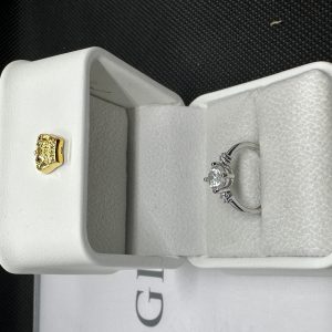 ダイヤの指輪 一 粒 ダイヤ 指輪 天然ダイヤモンド1.01ct GIA鑑定書 AU750指輪