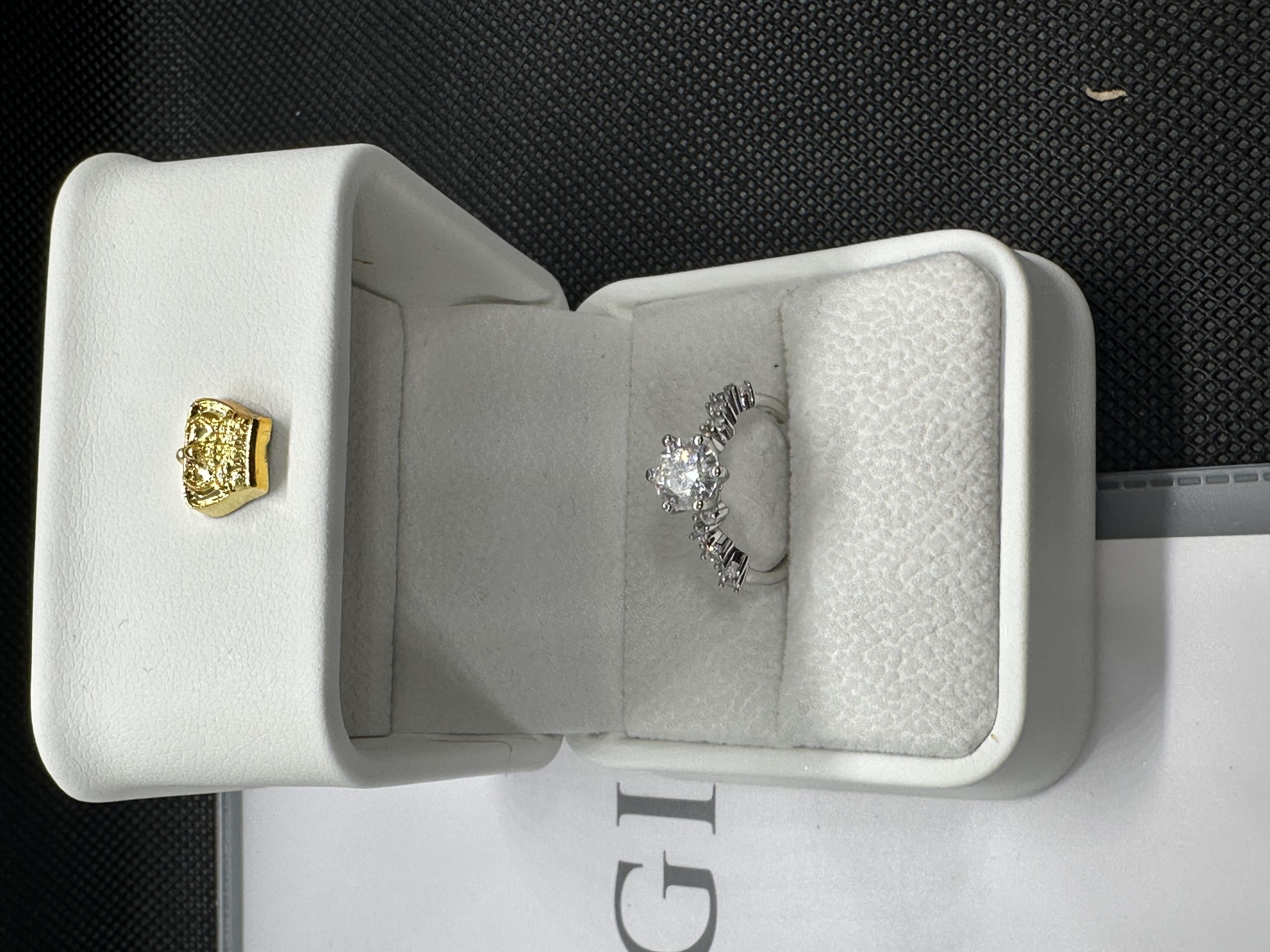 ダイヤの指輪 スイート テン 指輪 天然ダイヤモンド1.01ct GIA鑑定書 AU750指輪